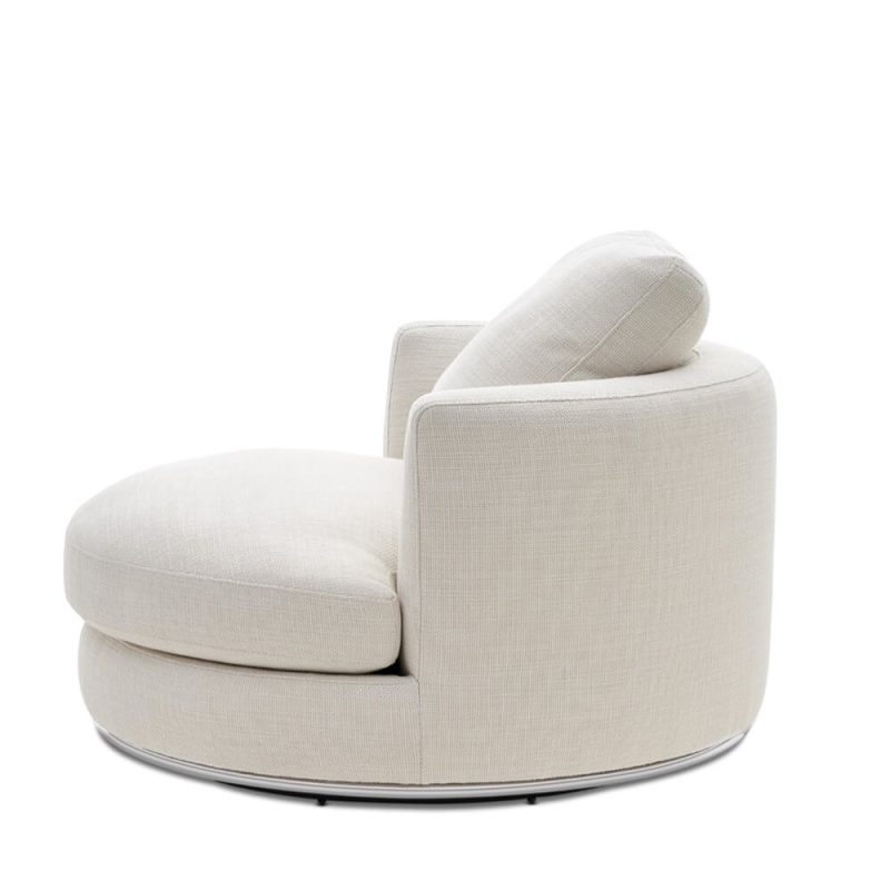 HamiltonRoundPerformanceFabricSwivelArmchair 3