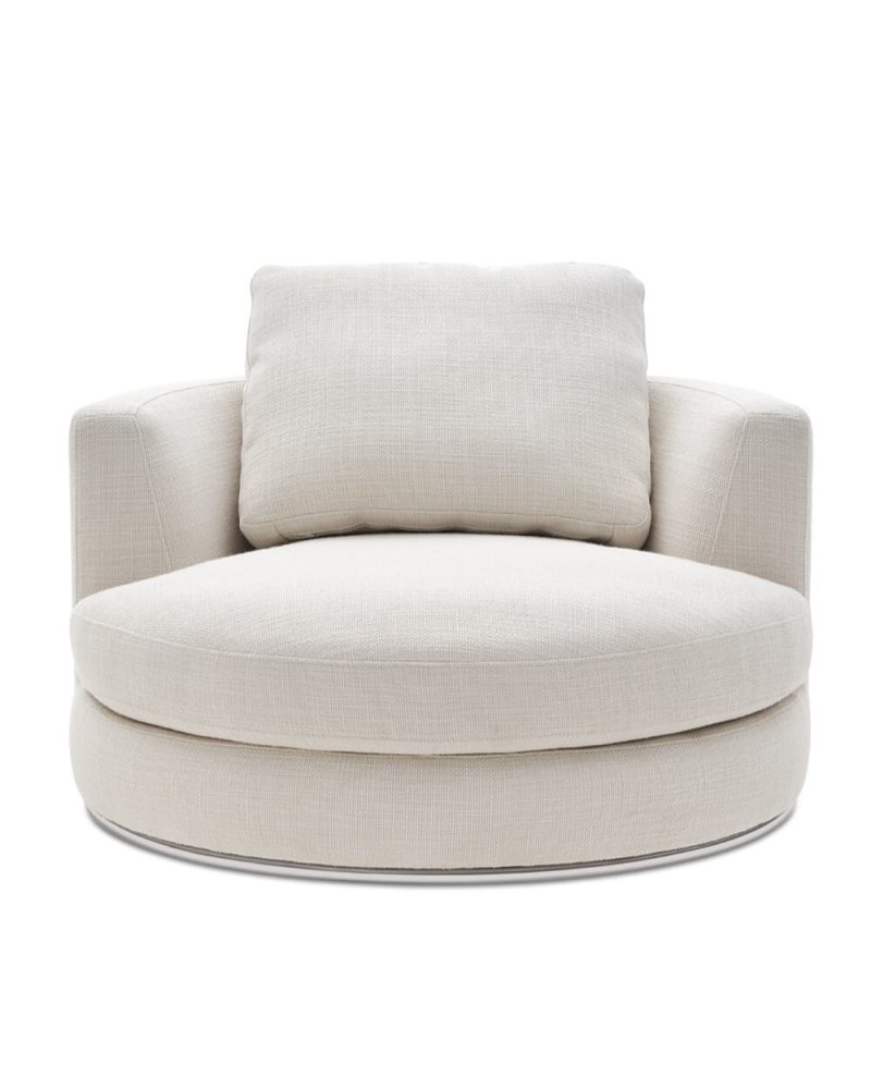 HamiltonRoundPerformanceFabricSwivelArmchair