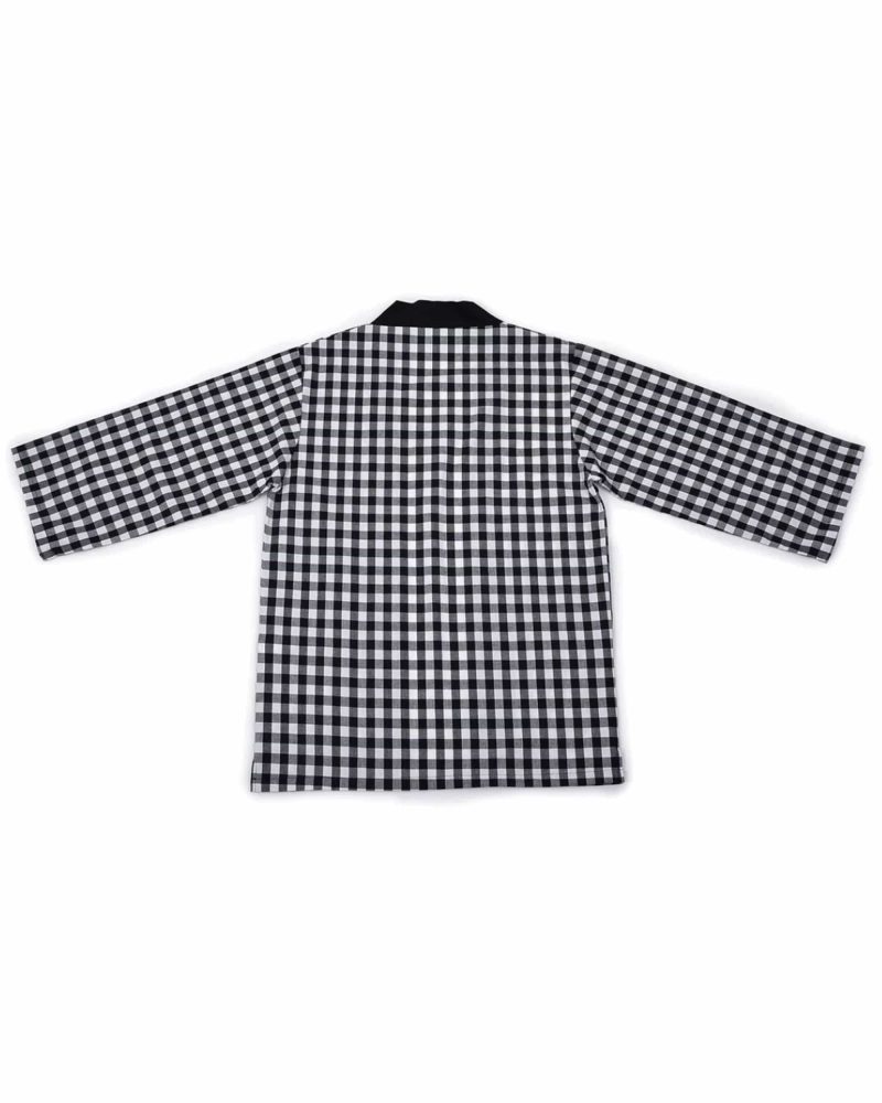 HaoriJacket Checked LongSleeve KimonoStyle 2