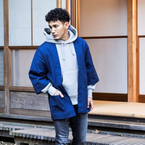 HaoriJacket JapanBlue KimonoStyle 1