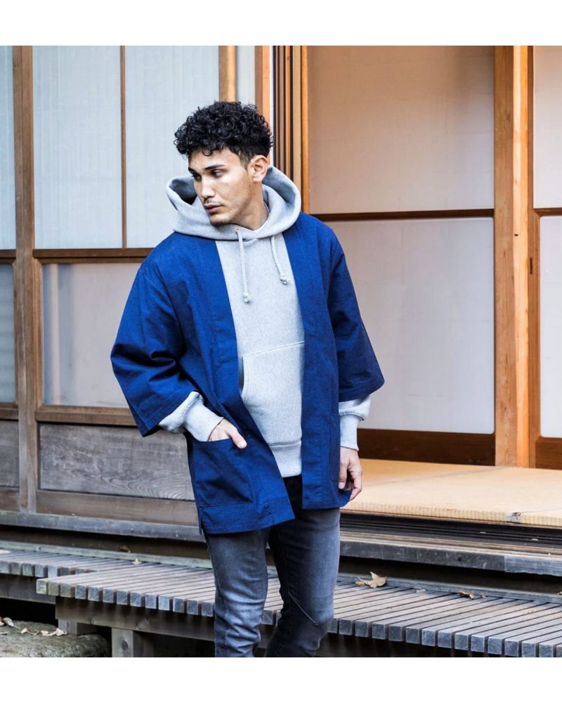 HaoriJacket JapanBlue KimonoStyle 1