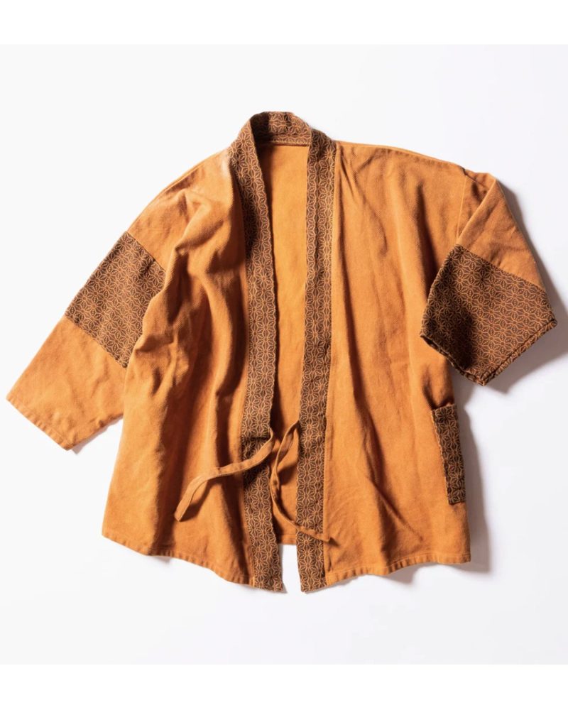 PatchworkSamueJacket Kakishibu Sashiko Kimonostyle