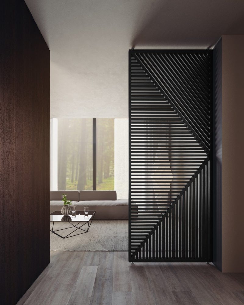 Shibuya Room Divider Black