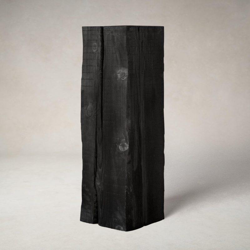 sculpture pedestal charcoal sculptural pedestal house of leon 537008