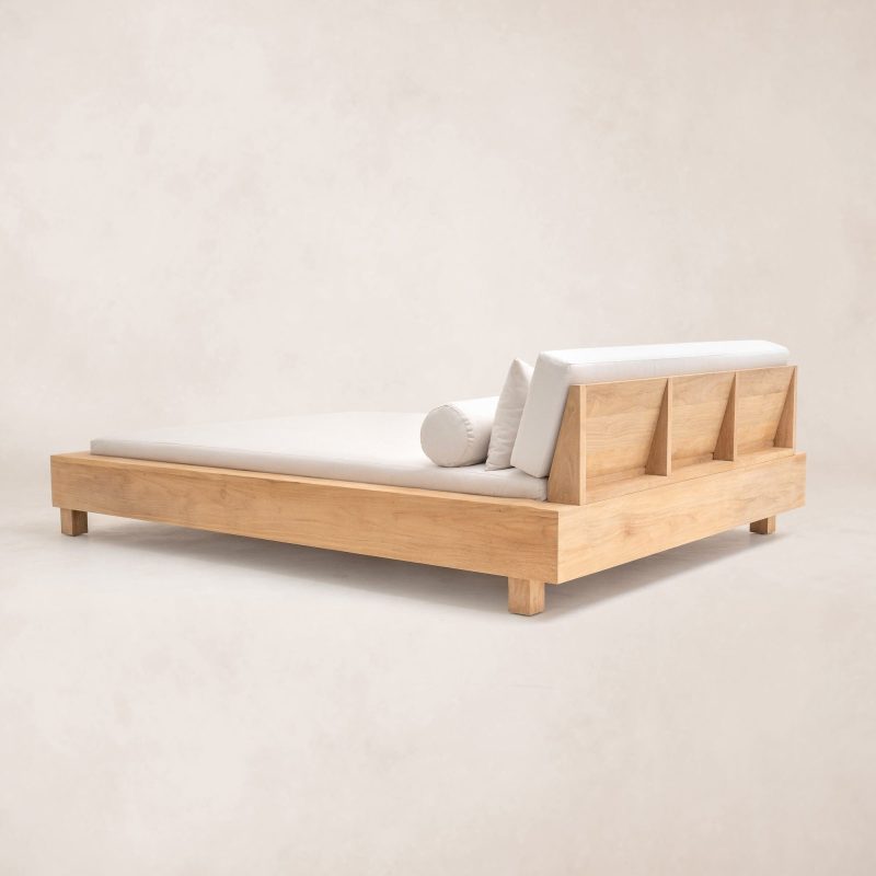 teak outdoor double daybed