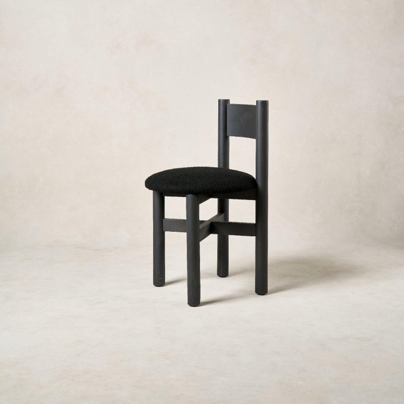 teddy dining chair black kitchen dining room chairs house of leon 603652