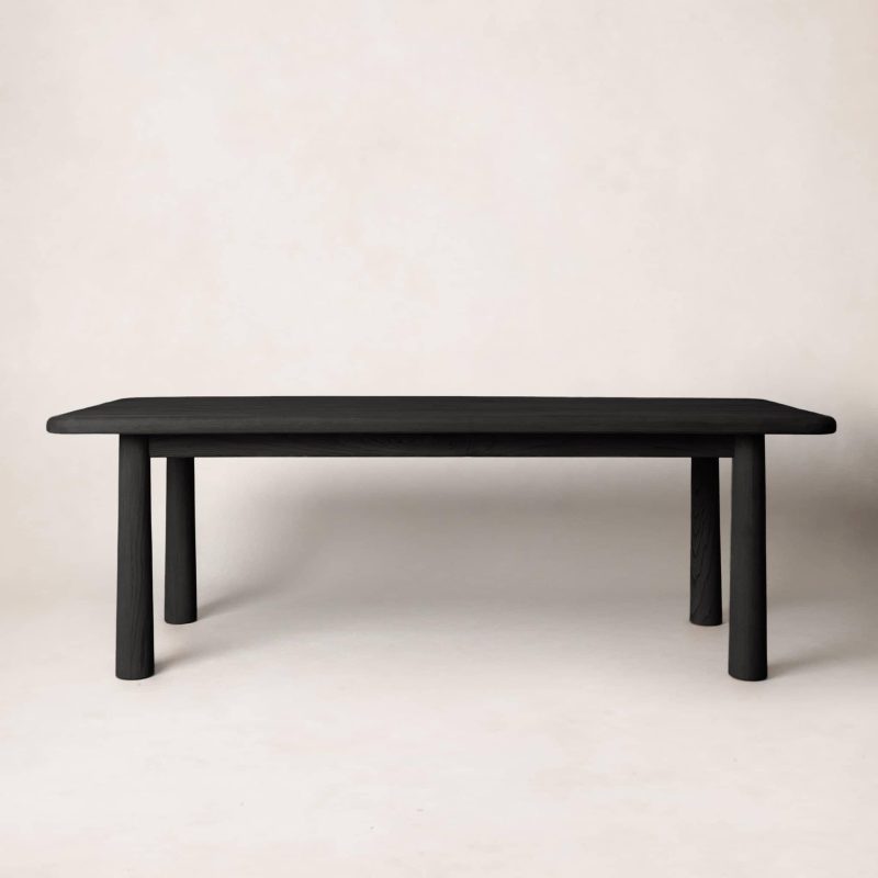 topa topa rectangular dining table black kitchen dining room tables house of leon 505594